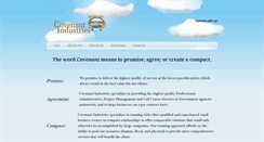 Desktop Screenshot of covenantindustries.net